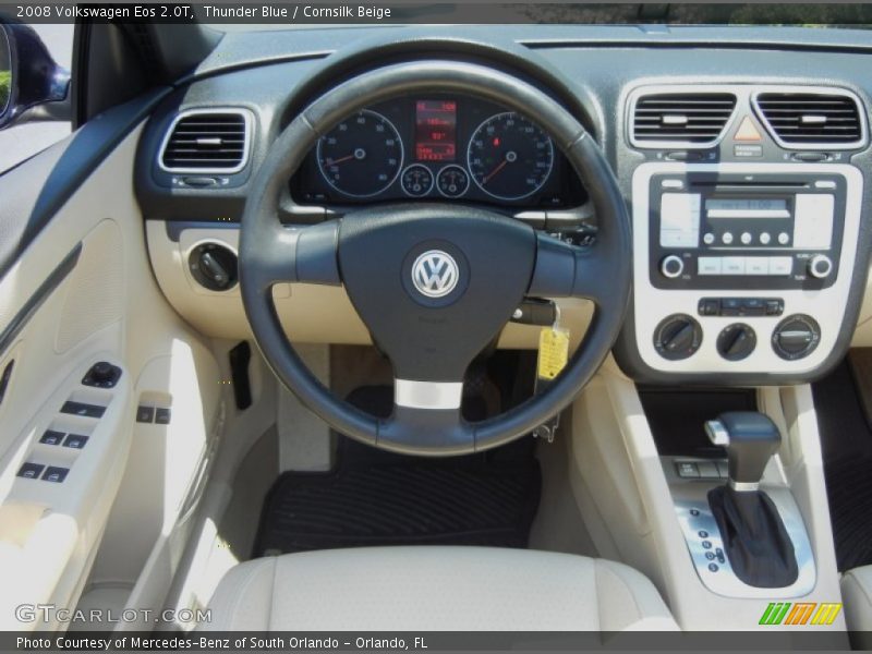 Thunder Blue / Cornsilk Beige 2008 Volkswagen Eos 2.0T