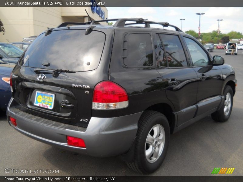Black Obsidian / Gray 2006 Hyundai Santa Fe GLS 4WD