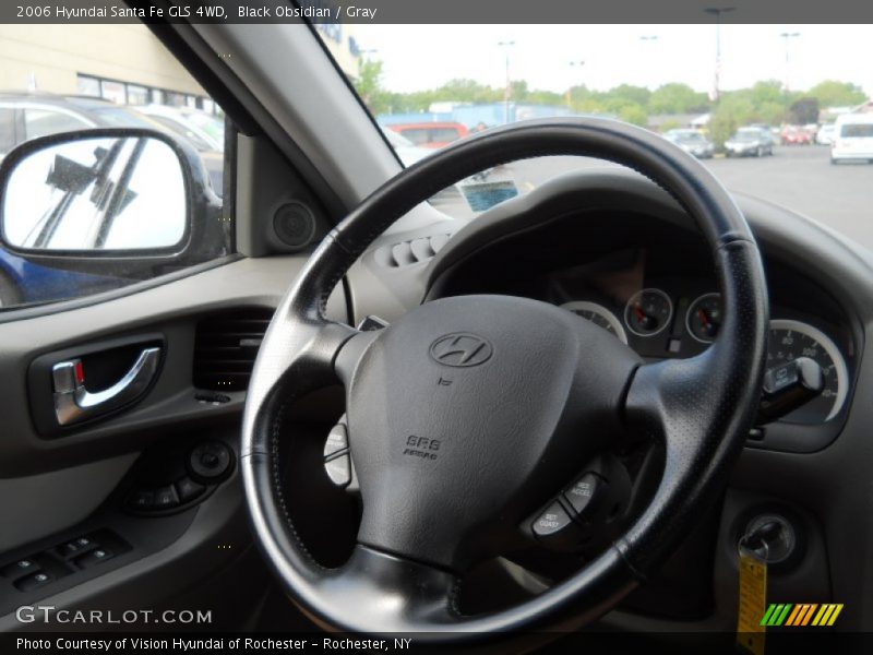 Black Obsidian / Gray 2006 Hyundai Santa Fe GLS 4WD