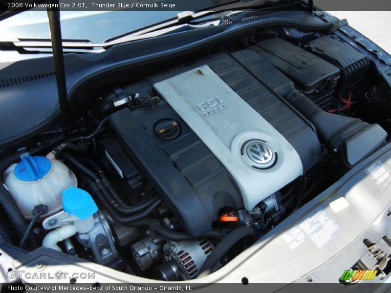 Thunder Blue / Cornsilk Beige 2008 Volkswagen Eos 2.0T