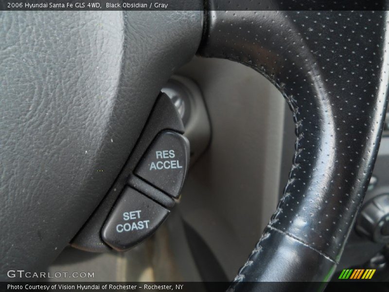 Black Obsidian / Gray 2006 Hyundai Santa Fe GLS 4WD