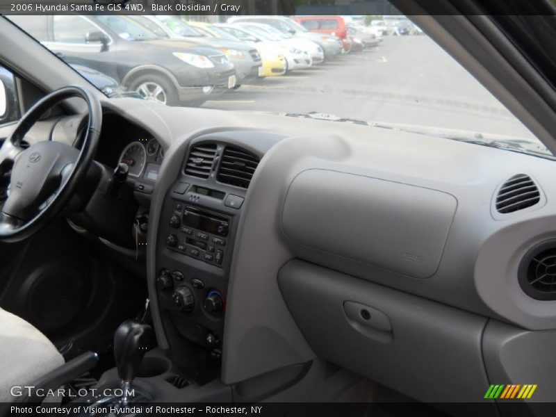 Black Obsidian / Gray 2006 Hyundai Santa Fe GLS 4WD