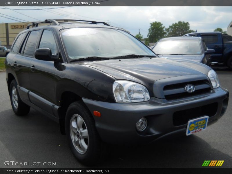 Black Obsidian / Gray 2006 Hyundai Santa Fe GLS 4WD