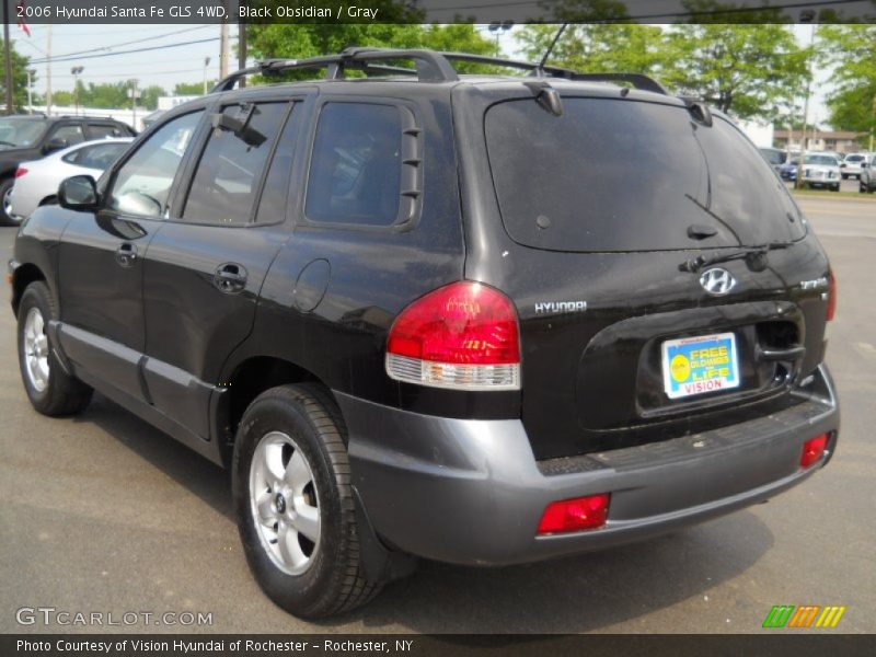 Black Obsidian / Gray 2006 Hyundai Santa Fe GLS 4WD