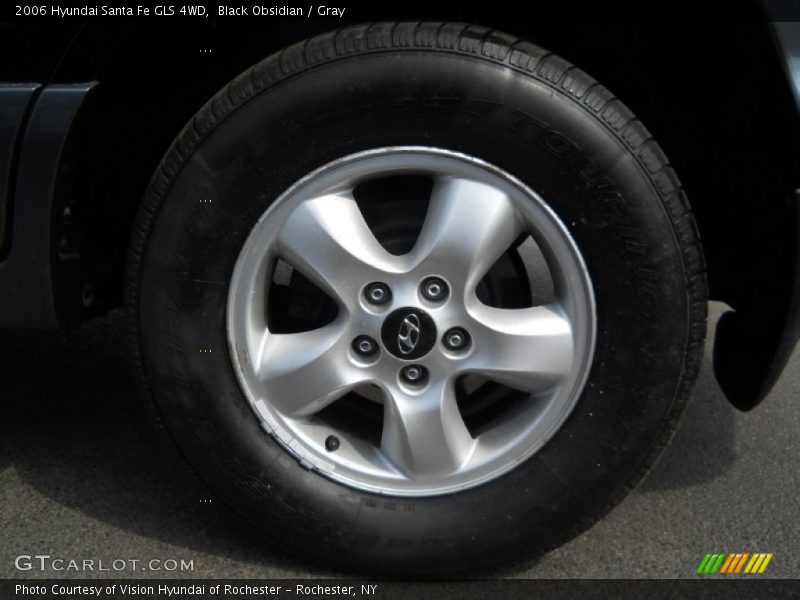 Black Obsidian / Gray 2006 Hyundai Santa Fe GLS 4WD