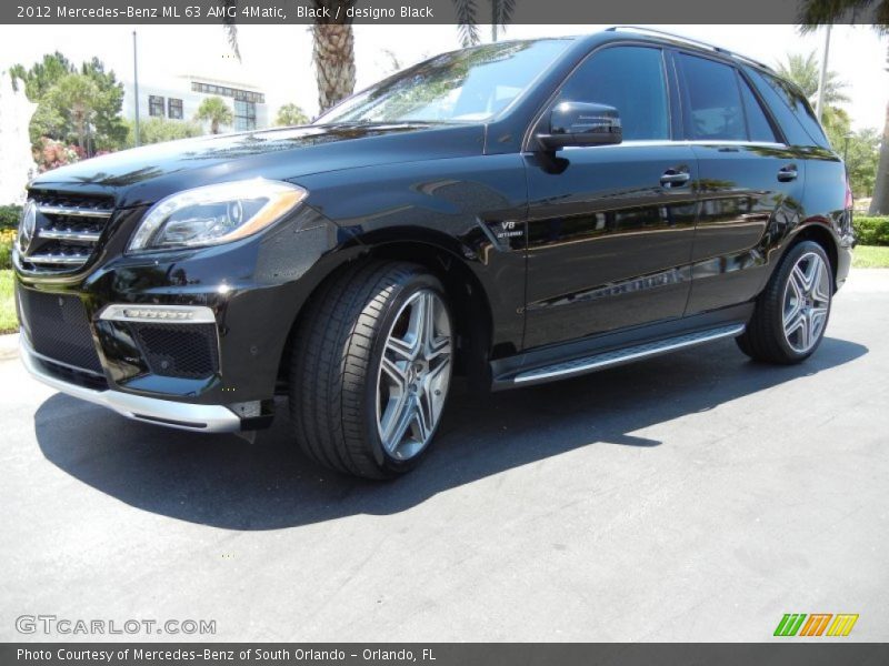 Front 3/4 View of 2012 ML 63 AMG 4Matic