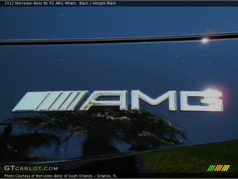 Black / designo Black 2012 Mercedes-Benz ML 63 AMG 4Matic