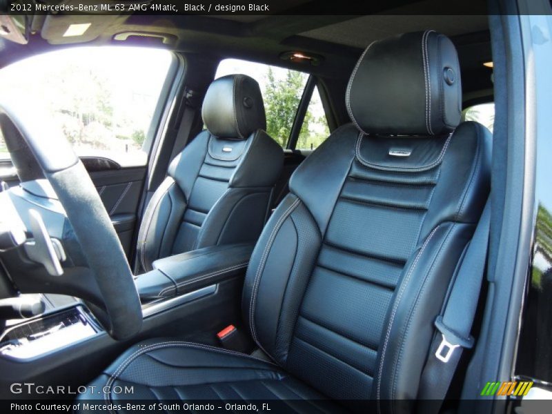  2012 ML 63 AMG 4Matic designo Black Interior