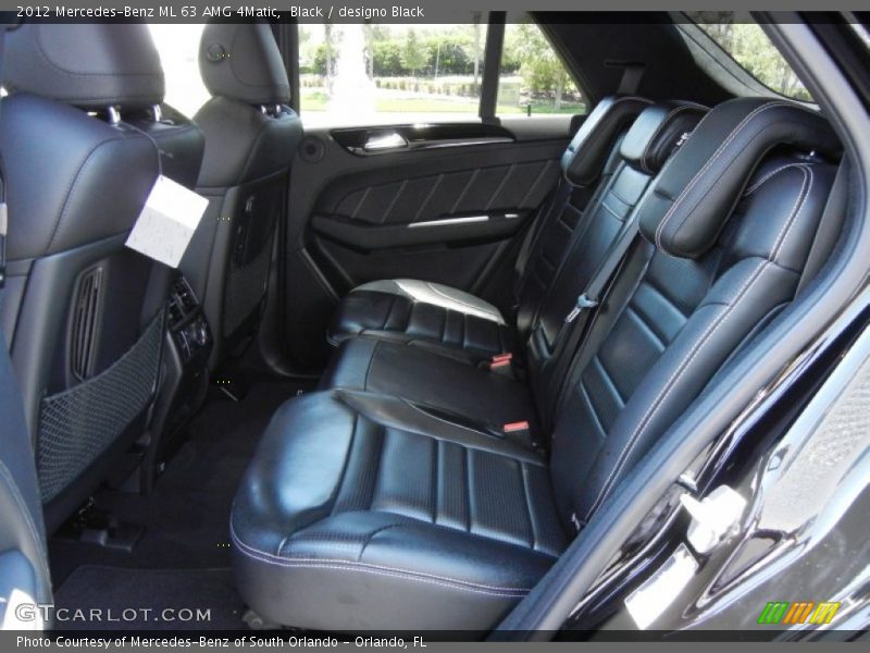  2012 ML 63 AMG 4Matic designo Black Interior