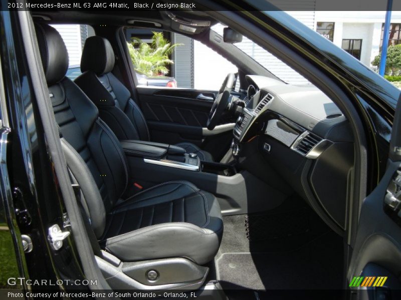Black / designo Black 2012 Mercedes-Benz ML 63 AMG 4Matic