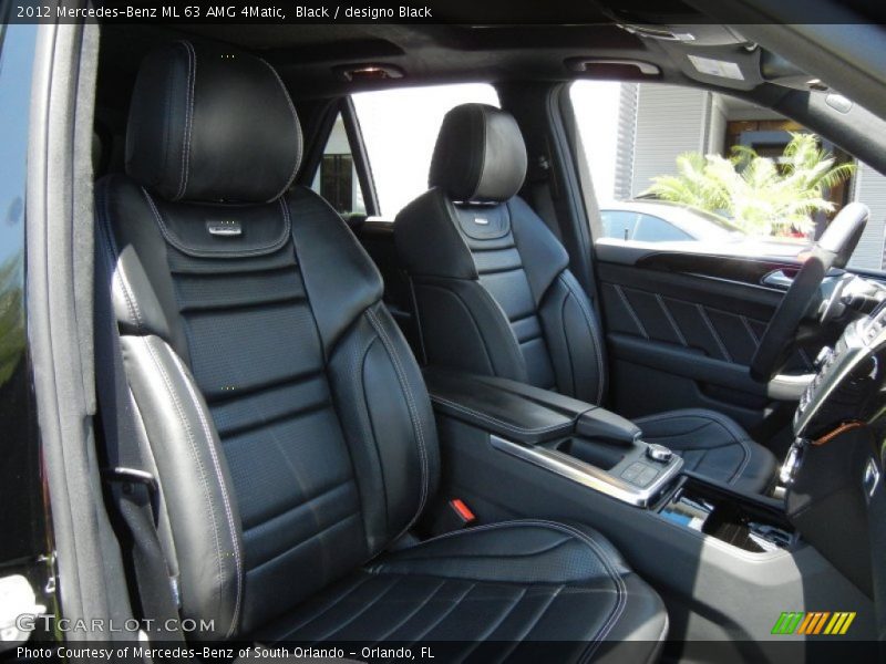  2012 ML 63 AMG 4Matic designo Black Interior