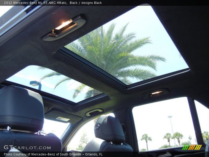 Sunroof of 2012 ML 63 AMG 4Matic