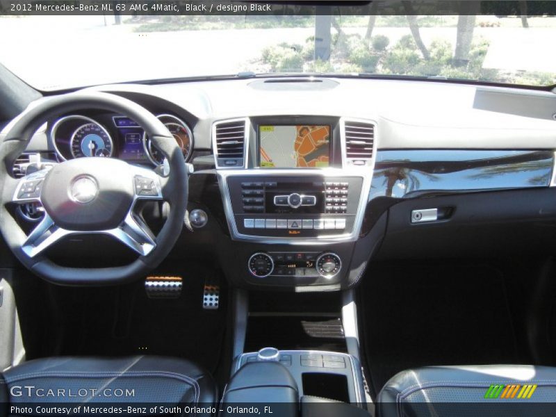 Black / designo Black 2012 Mercedes-Benz ML 63 AMG 4Matic
