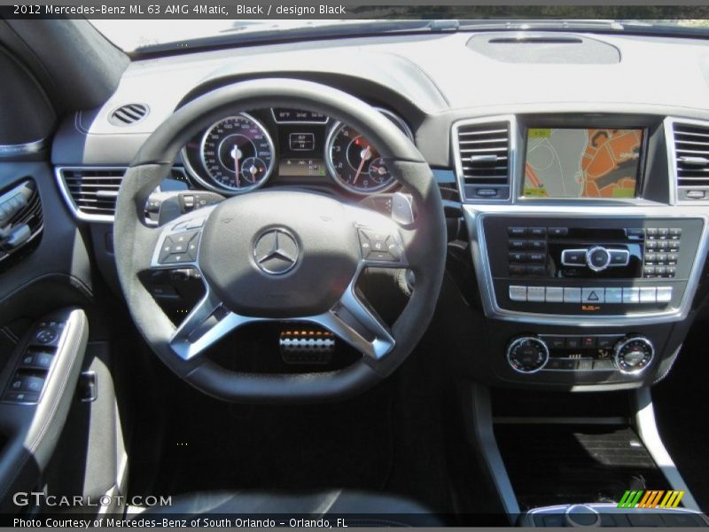 Dashboard of 2012 ML 63 AMG 4Matic