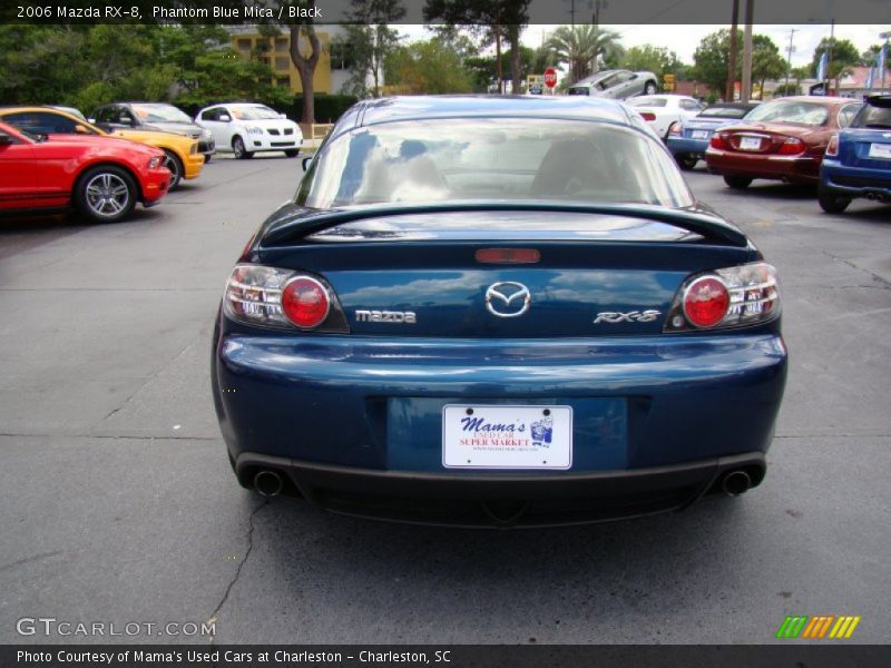 Phantom Blue Mica / Black 2006 Mazda RX-8