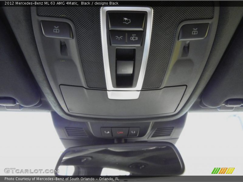 Controls of 2012 ML 63 AMG 4Matic