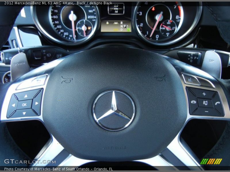 Controls of 2012 ML 63 AMG 4Matic