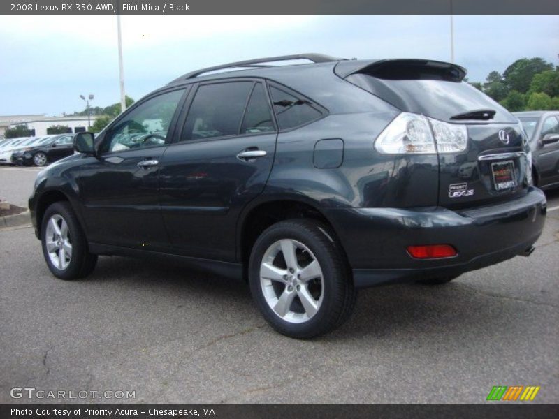 Flint Mica / Black 2008 Lexus RX 350 AWD