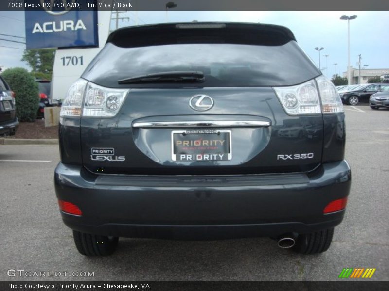 Flint Mica / Black 2008 Lexus RX 350 AWD