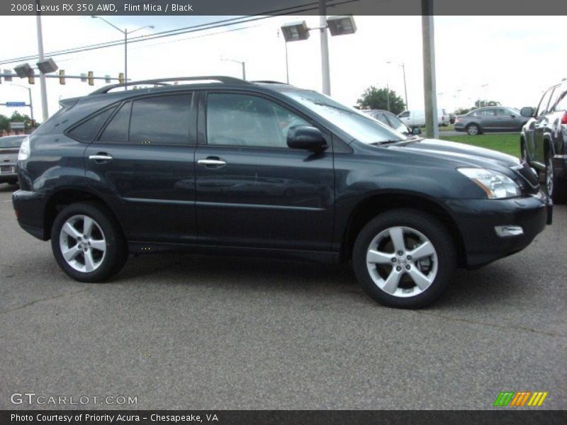 Flint Mica / Black 2008 Lexus RX 350 AWD