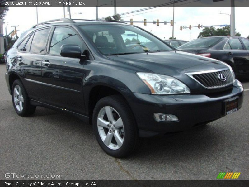 Flint Mica / Black 2008 Lexus RX 350 AWD