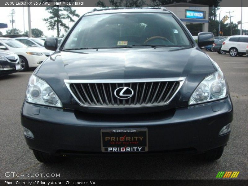 Flint Mica / Black 2008 Lexus RX 350 AWD