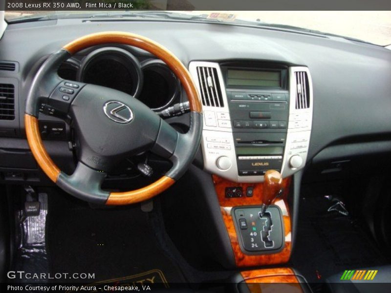 Flint Mica / Black 2008 Lexus RX 350 AWD