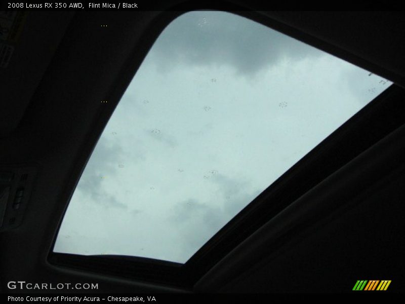 Flint Mica / Black 2008 Lexus RX 350 AWD