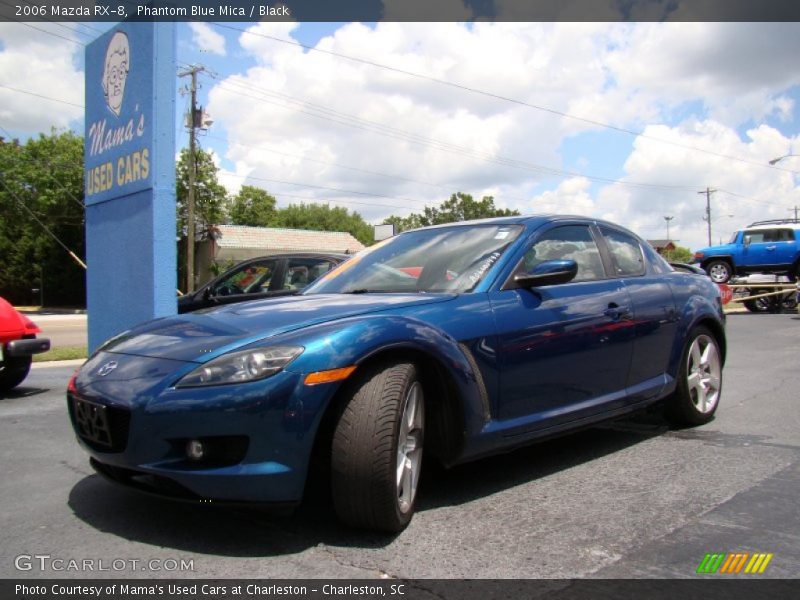 Phantom Blue Mica / Black 2006 Mazda RX-8