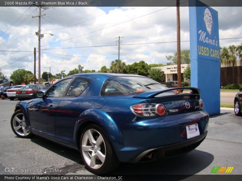 Phantom Blue Mica / Black 2006 Mazda RX-8