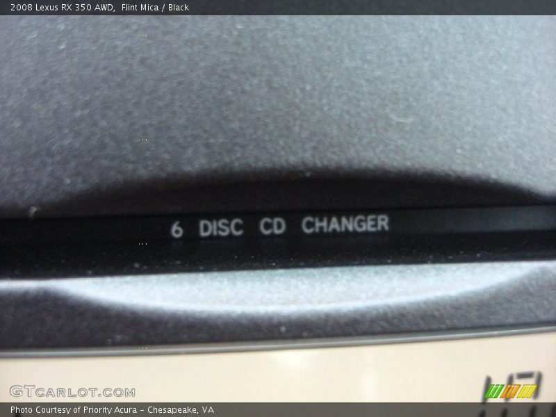 Flint Mica / Black 2008 Lexus RX 350 AWD