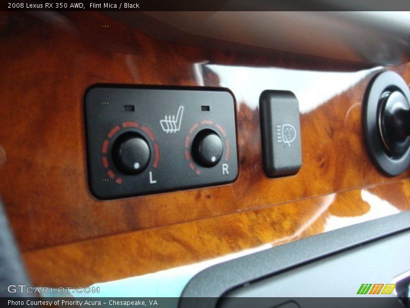 Flint Mica / Black 2008 Lexus RX 350 AWD