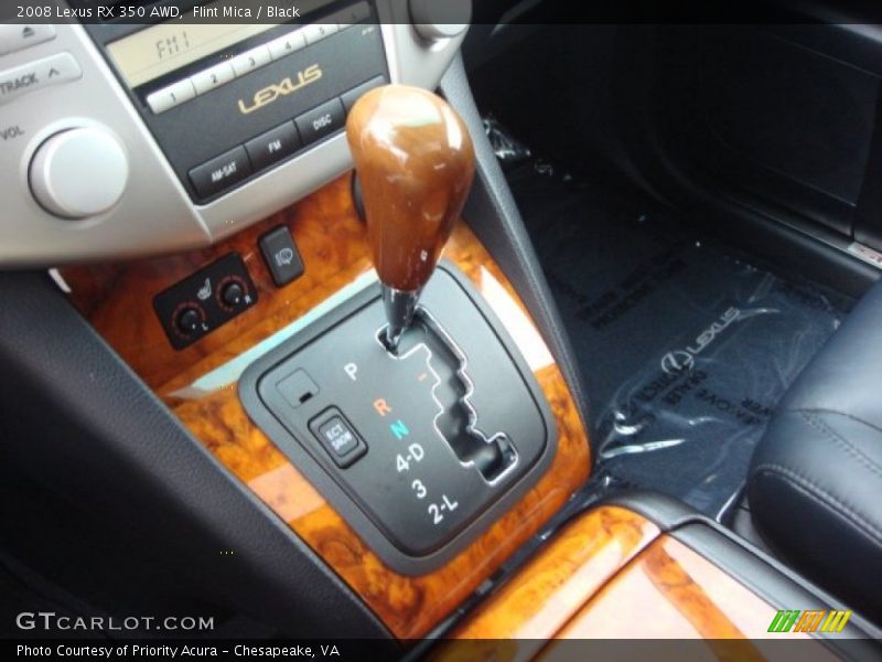Flint Mica / Black 2008 Lexus RX 350 AWD