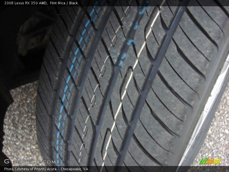 Flint Mica / Black 2008 Lexus RX 350 AWD