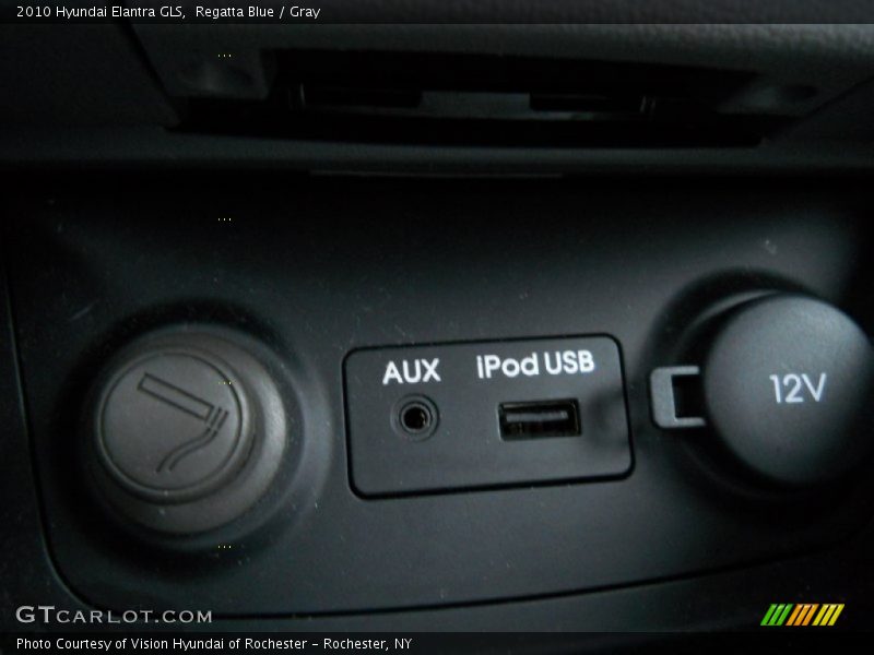 Regatta Blue / Gray 2010 Hyundai Elantra GLS