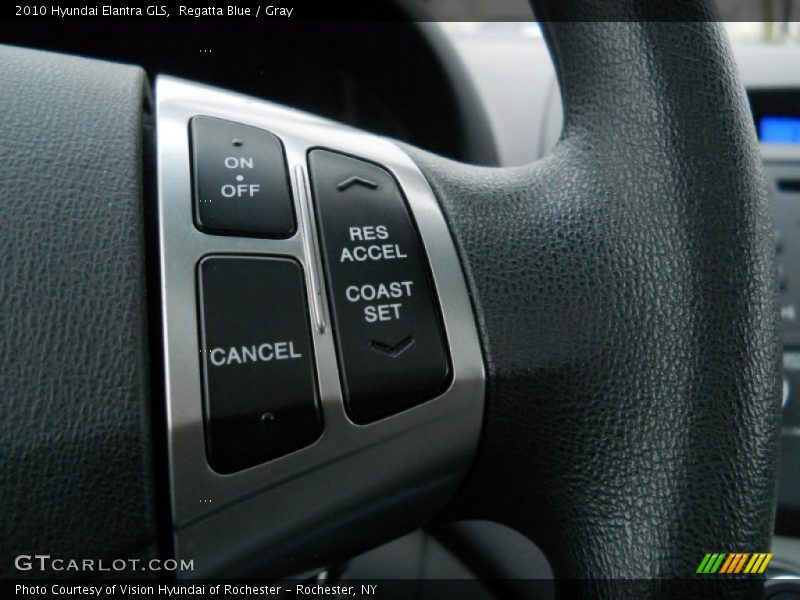 Regatta Blue / Gray 2010 Hyundai Elantra GLS