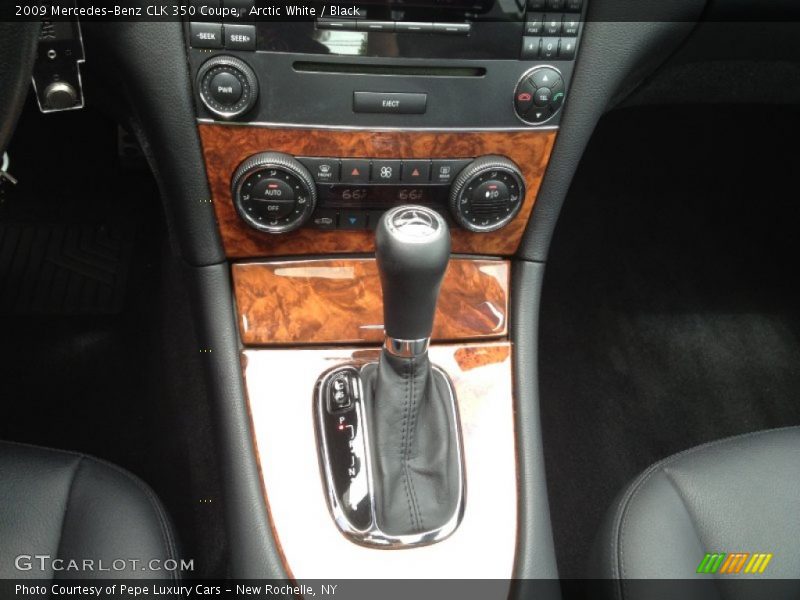 Arctic White / Black 2009 Mercedes-Benz CLK 350 Coupe