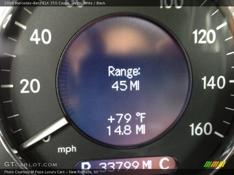 Arctic White / Black 2009 Mercedes-Benz CLK 350 Coupe