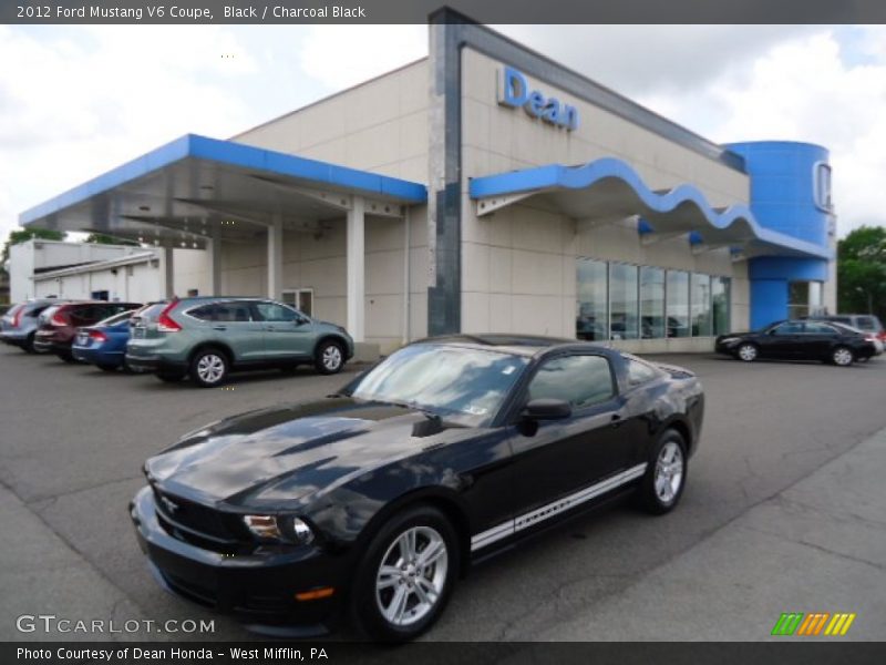 Black / Charcoal Black 2012 Ford Mustang V6 Coupe