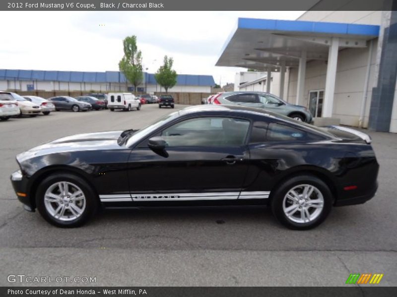 Black / Charcoal Black 2012 Ford Mustang V6 Coupe