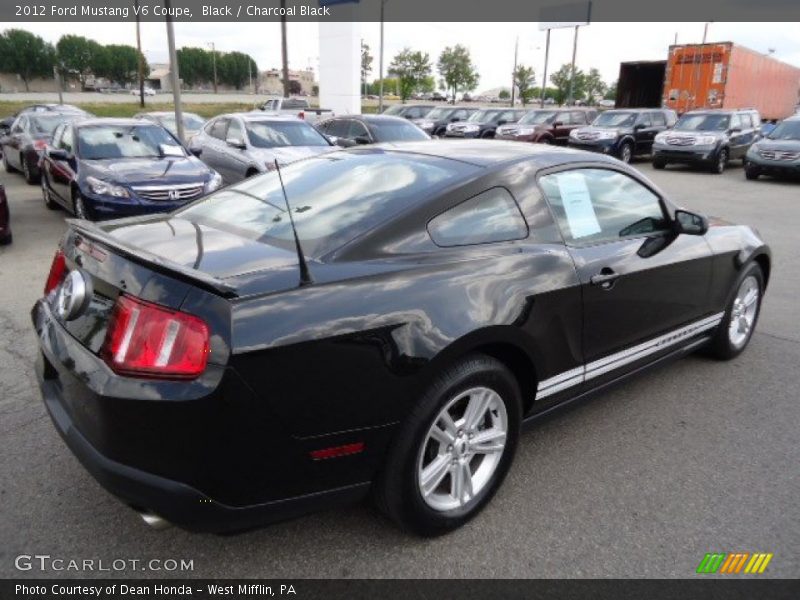 Black / Charcoal Black 2012 Ford Mustang V6 Coupe