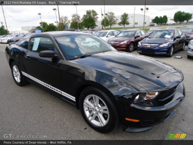 Black / Charcoal Black 2012 Ford Mustang V6 Coupe