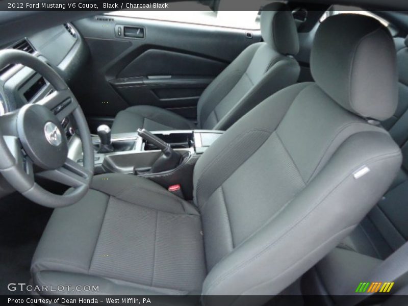 Black / Charcoal Black 2012 Ford Mustang V6 Coupe