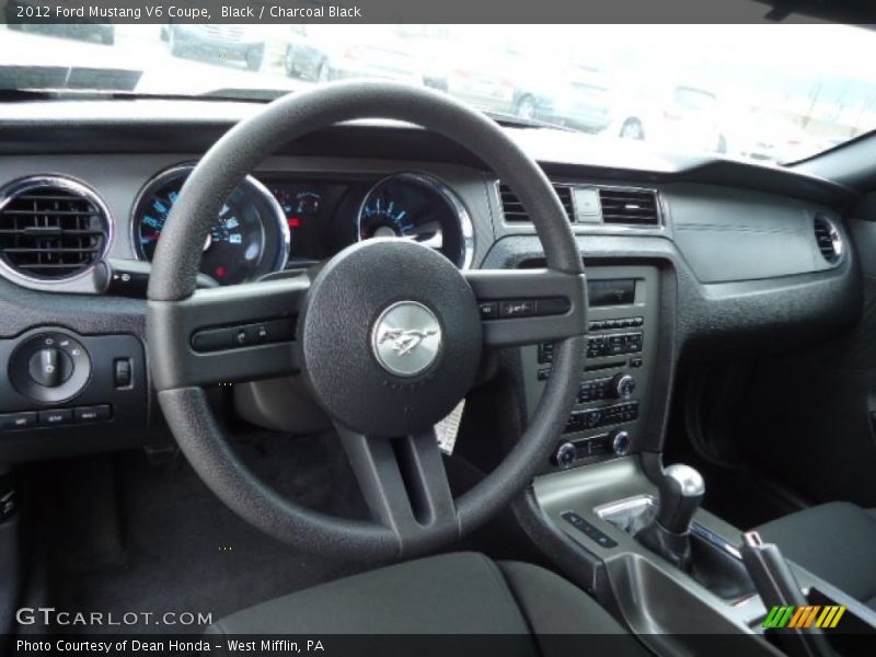 Black / Charcoal Black 2012 Ford Mustang V6 Coupe