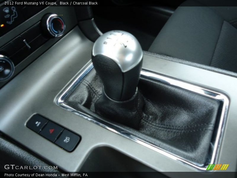 Black / Charcoal Black 2012 Ford Mustang V6 Coupe