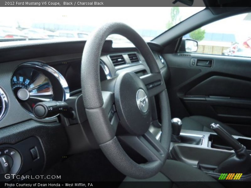 Black / Charcoal Black 2012 Ford Mustang V6 Coupe