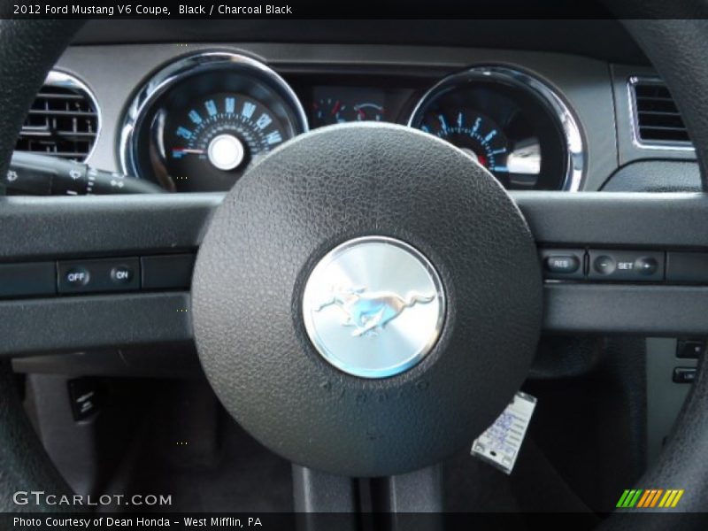 Black / Charcoal Black 2012 Ford Mustang V6 Coupe
