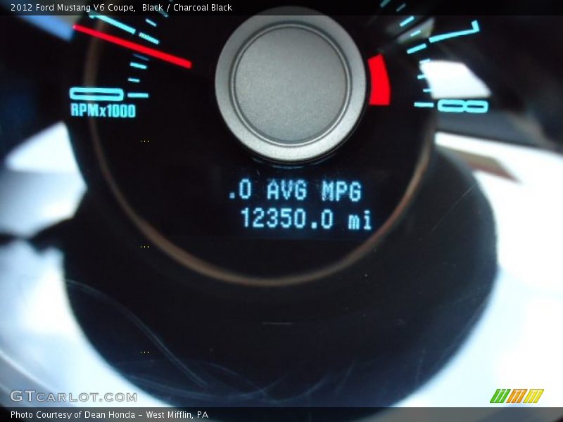 Black / Charcoal Black 2012 Ford Mustang V6 Coupe