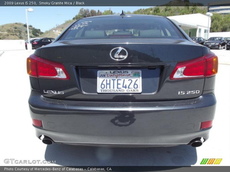 Smoky Granite Mica / Black 2009 Lexus IS 250