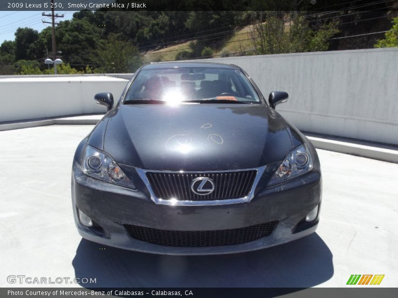 Smoky Granite Mica / Black 2009 Lexus IS 250